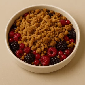 Crumble speculos | Fruits rouge